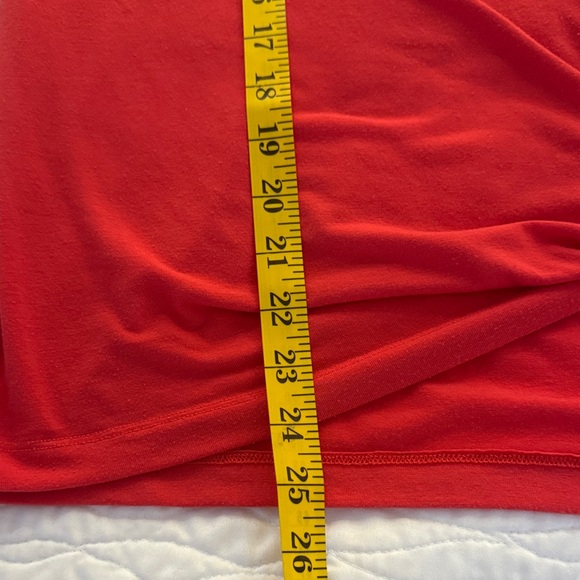 Ruby Rd. Vibrant Red Blouse with White Floral Pattern - Picture 8 of 8